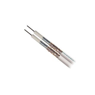 Koax Kabel Twin 16db 100 % Abgeschirmt pro meter