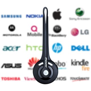 Mpow Professionelle Bluetooth Headset mit Mikrofon fr Call Center, XBOX, VoIP, Skype, Handys..