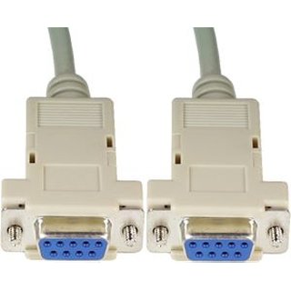 Nullmodem Kabel RS232 9pol D-Sub 1.8 m